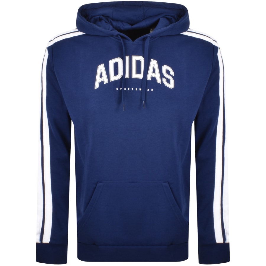 adidas Sportswear Collegiate Hoodie Dark Blue | Mainline Menswear gb